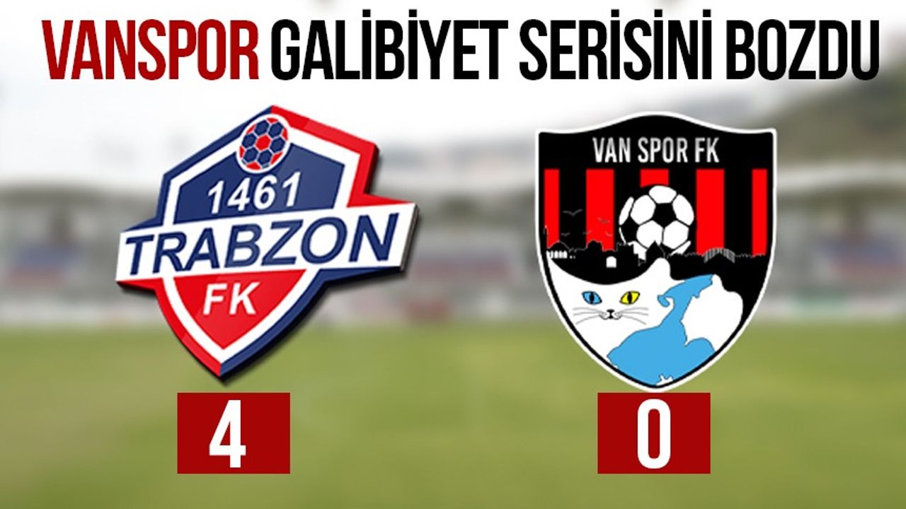 Trabzonspor 0 vanspor outlet 1