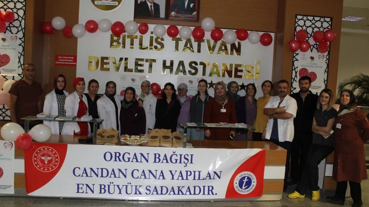 Bitlis'te "Organ Bağışı Haftası" etkinliği