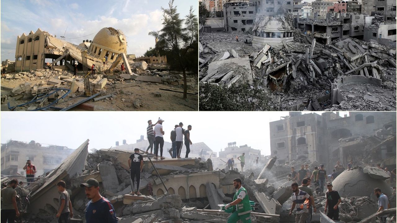 Gazze'de camiler hedef alınmaya devam ediyor! 3 cami daha...