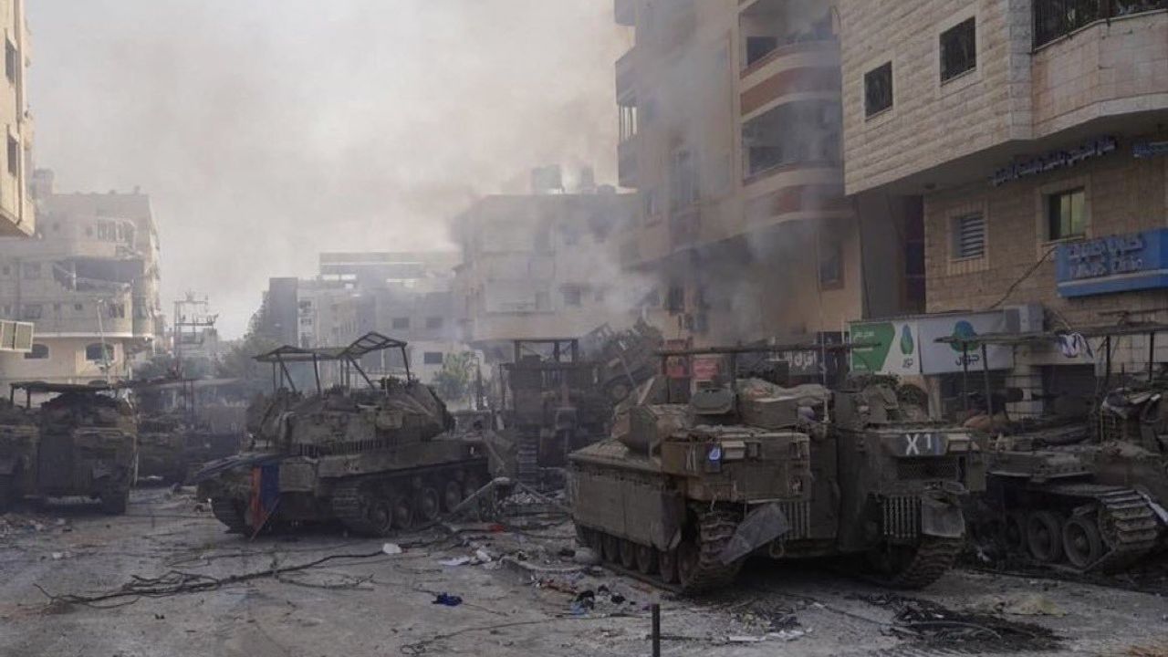 Gazze'de bulunan işgalci tankları imha edildi