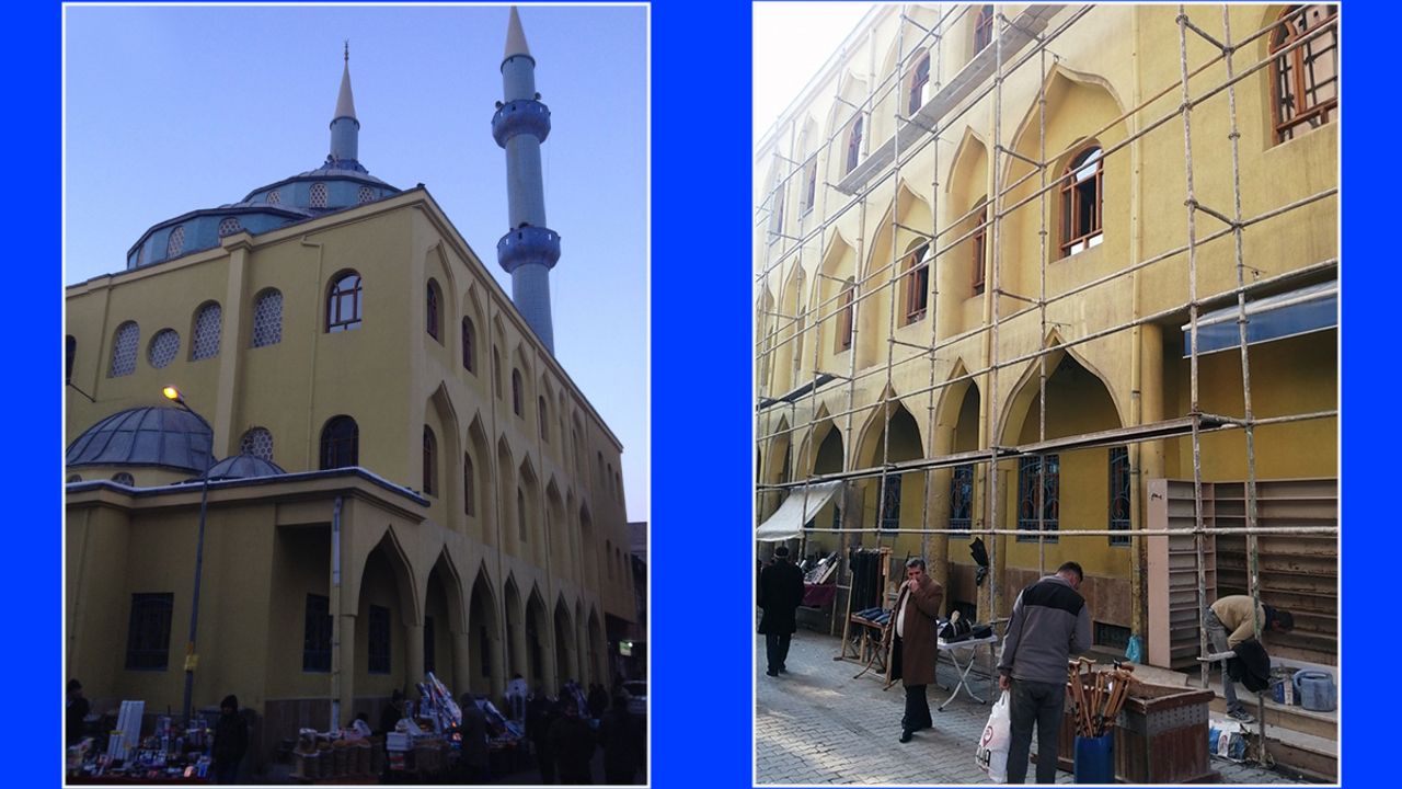 Van Hacı Osman Camii onarılıyor