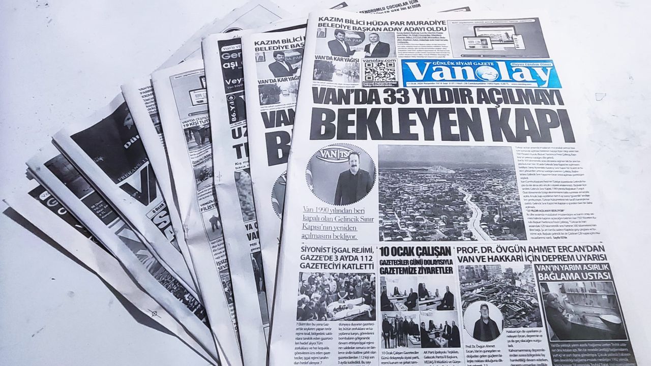 Van’ın Gazete Manşetleri-11 Ocak 2024