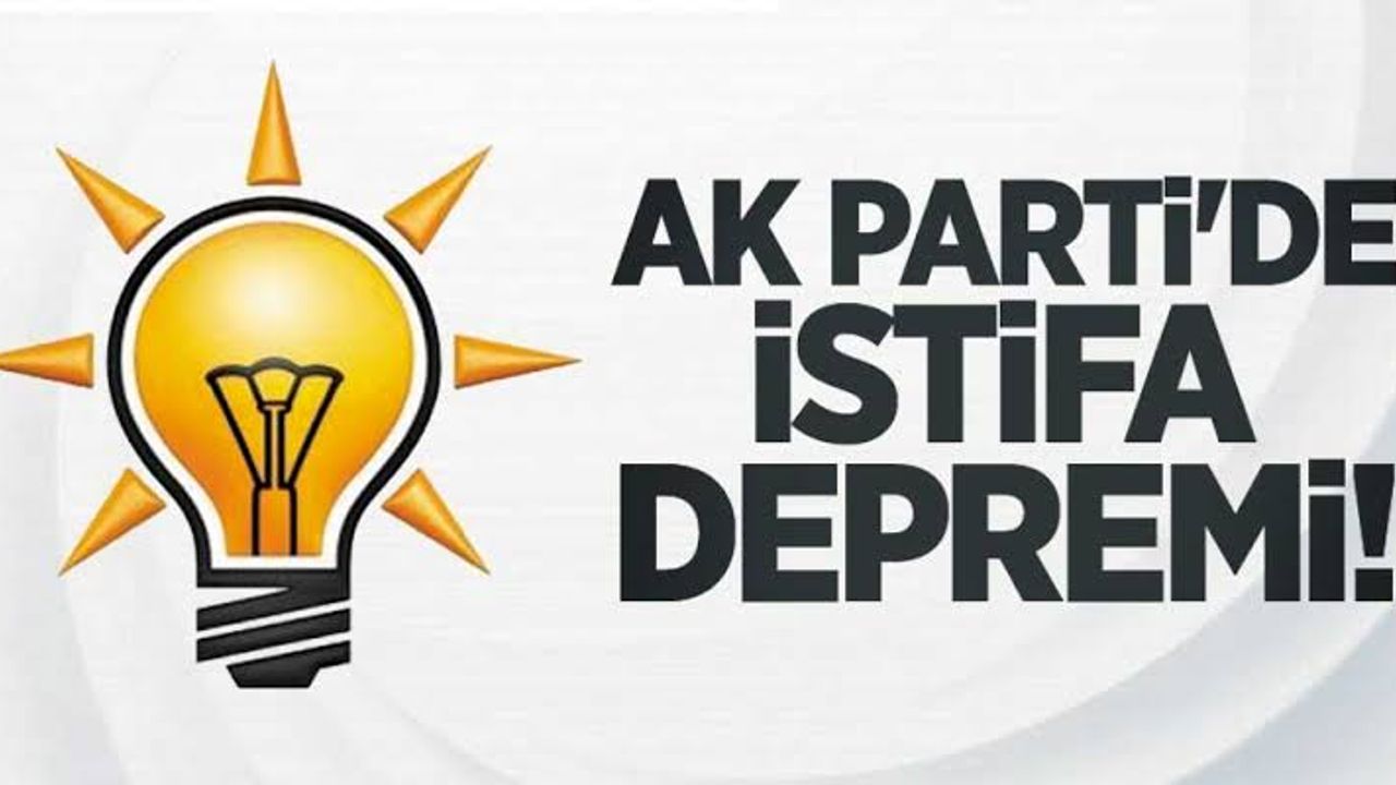 AK Parti Van Teşkilatlarında istifa depremi!
