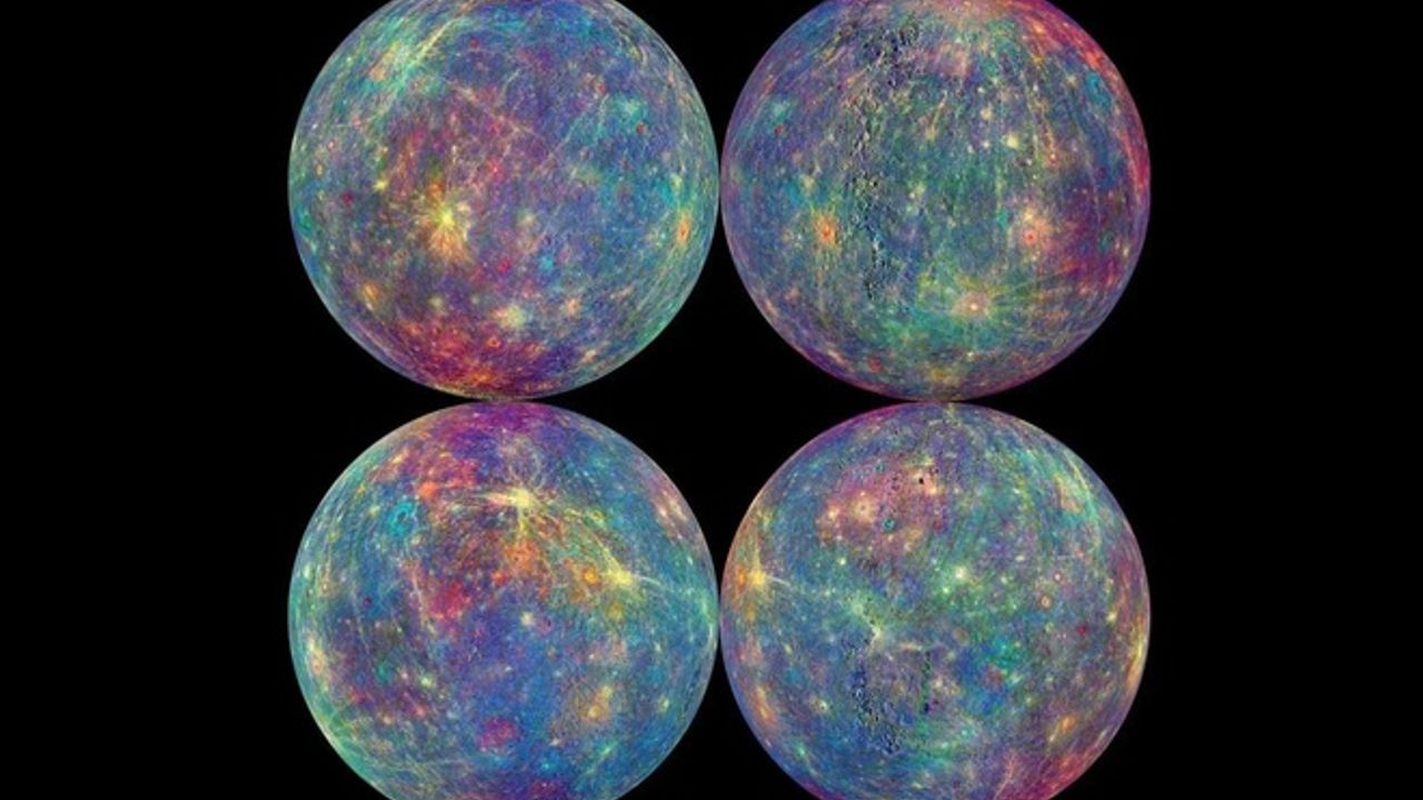 NASA, Merkür'ün yeni görüntülerini paylaştı