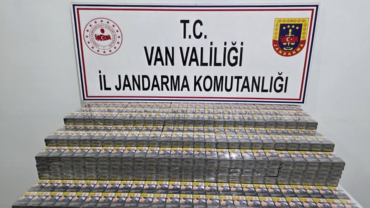 Van’da 2 bin 470 paket kaçak sigara ele geçirildi
