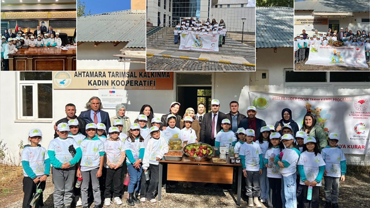 Van’da ‘Lider Çocuk Tarım Kampı’ öğrencilere tarımı öğretti