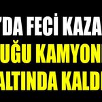 Van’da feci kaza: Kız çocuğu kamyonetin altında kaldı
