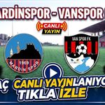 Mardinspor- Vanspor maçı canlı yayınlanıyor! Tıkla izle