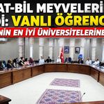 MAT-BİL meyvelerini verdi: Vanlı öğrenciler Türkiye'nin en iyi üniversitelerine yerleşti