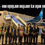 Tahran - Van uçuşları başladı! İlk uçak Van'a indi