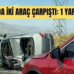 Van'da 2 araç çarpıştı: 1 yaralı