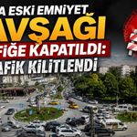 Van’da eski emniyet kavşağı trafiğe kapatıldı: Trafik kilitlendi