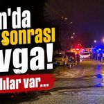 Van'da trafik kazası sonrası kavga! Yaralılar var...