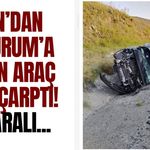 Van’dan Erzurum’a giden araç tıra çarptı! 4 yaralı...