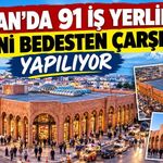 Van’da 91 iş yerlik yeni Bedesten Çarşısı yapılıyor