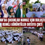 Van’da çocuklar namaz için buluştu: Renkli görüntüler ortaya çıktı