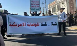 Bağdat'ta ABD karşıtı protesto