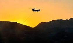 TSK'ya ait 18 helikopter ve 2 uçak orman söndürme çalışmalarına katkı sağladı