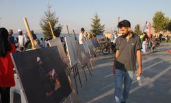 Edremit'te düzenlenen “Diyarbakır - Van" fotoğraf sergisine yoğun ilgi