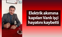 Elektrik akımına kapılan Vanlı işçi hayatını kaybetti