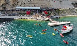 Bitlis'te "1. Adilcevaz Su Sporları Şenliği" etkinlikleri düzenlendi