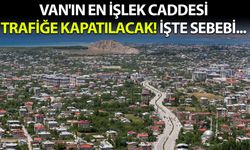 Van'ın en işlek caddesi trafiğe kapatılacak! İşte sebebi...