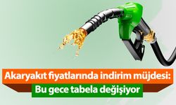 Akaryakıt fiyatlarında indirim müjdesi: Bu gece tabela değişiyor