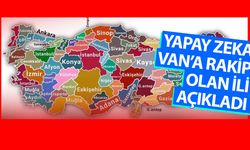 Yapay zeka Van’a rakip olan ili açıkladı