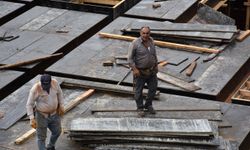 Bitlis'te havaların soğumasıyla inşaat sezonu kapandı
