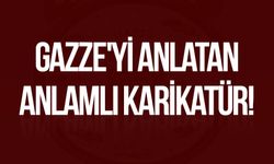 Gazze'yi anlatan anlamlı karikatür!