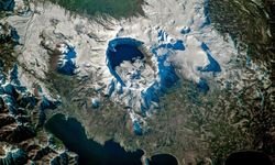 NASA uzaydan Nemrut Krateri ve Van Gölü'nü çekti: İşte o görüntü