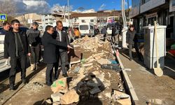 Muradiye’de kaldırım çalışmaları