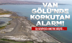 Van Gölü’nde korkutan alarm! Su seviyesi 4 metre düştü...