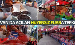 Van’da açılan hijyensiz fuara tepki