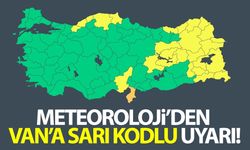 Meteoroloji'den Van’a sarı kodlu uyarı!