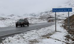 Bahçesaray yolu trafiğe açıldı