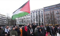 Almanya'da Filistin ile dayanışma gösterisi