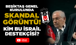 Beşiktaş Genel Kurulunda skandal görüntü! Kim bu israil destekçisi?