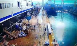 Gaz kapağı bomba gibi patladı (VİDEO)