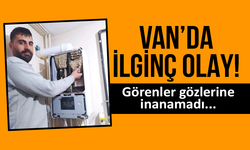 Van'da ilginç olay! Görenler gözlerine inanamadı...
