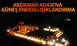 Akdamar Adası'na güneş enerjili ışıklandırma