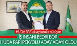 İş insanı Bedri Bor, HÜDA PAR İpekyolu aday adayı oldu