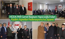 HÜDA PAR Genel Başkanı Yapıcıoğlu’ndan Kadim Aşiretler Federasyonu’na ziyaret