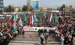 Büyük Filistin Yürüyüşü etkinliği yoğun katılımla gerçekleşti