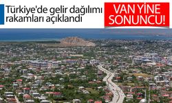 Van gelir dağılımında yine sonuncu!