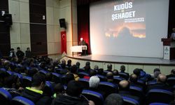 Bitlis’te Kudüs ve şehadet programı düzenlendi