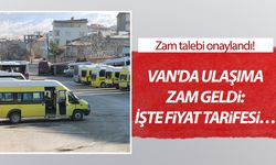 Van'da ulaşıma zam geldi: İşte yeni fiyat tarifesi…