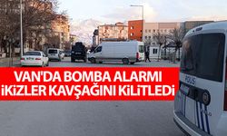 Van'da bomba alarmı ikizler kavşağını kilitledi