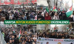 Van’da Büyük Kudüs Yürüyüşü düzenlendi