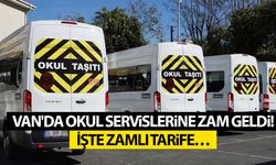 Van'da okul servislerine zam geldi! İşte zamlı tarife…